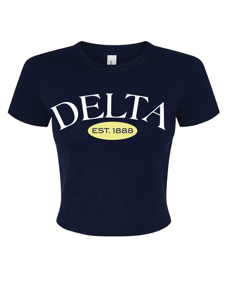 Est Year Vintage Sorority Baby Tee