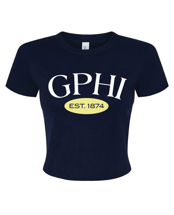 Est Year Vintage Sorority Baby Tee