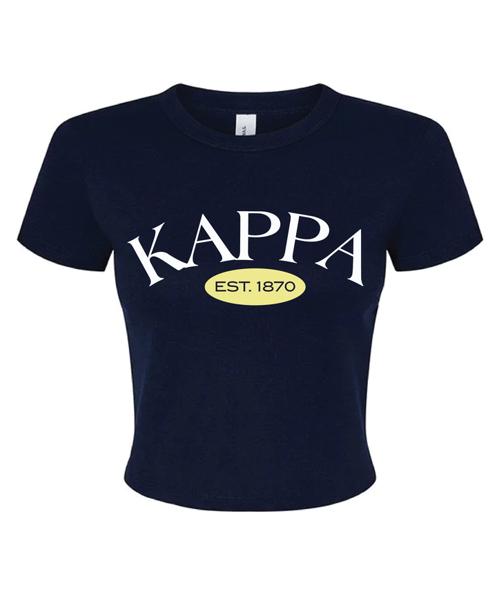 Est Year Vintage Sorority Baby Tee