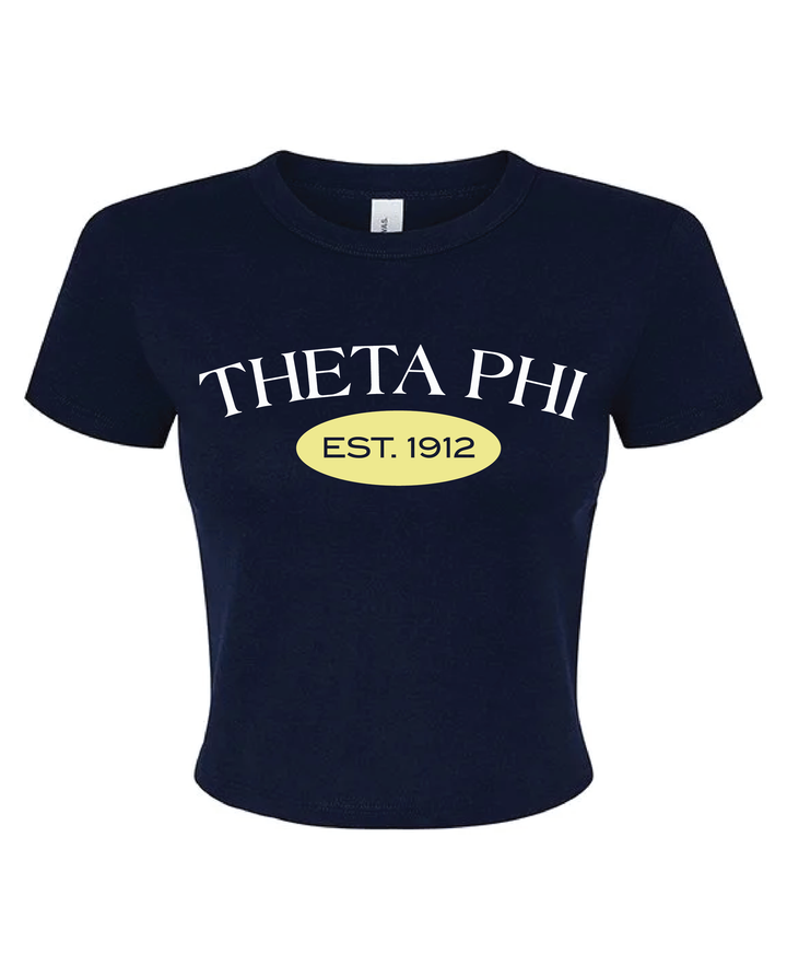 Est Year Vintage Sorority Baby Tee