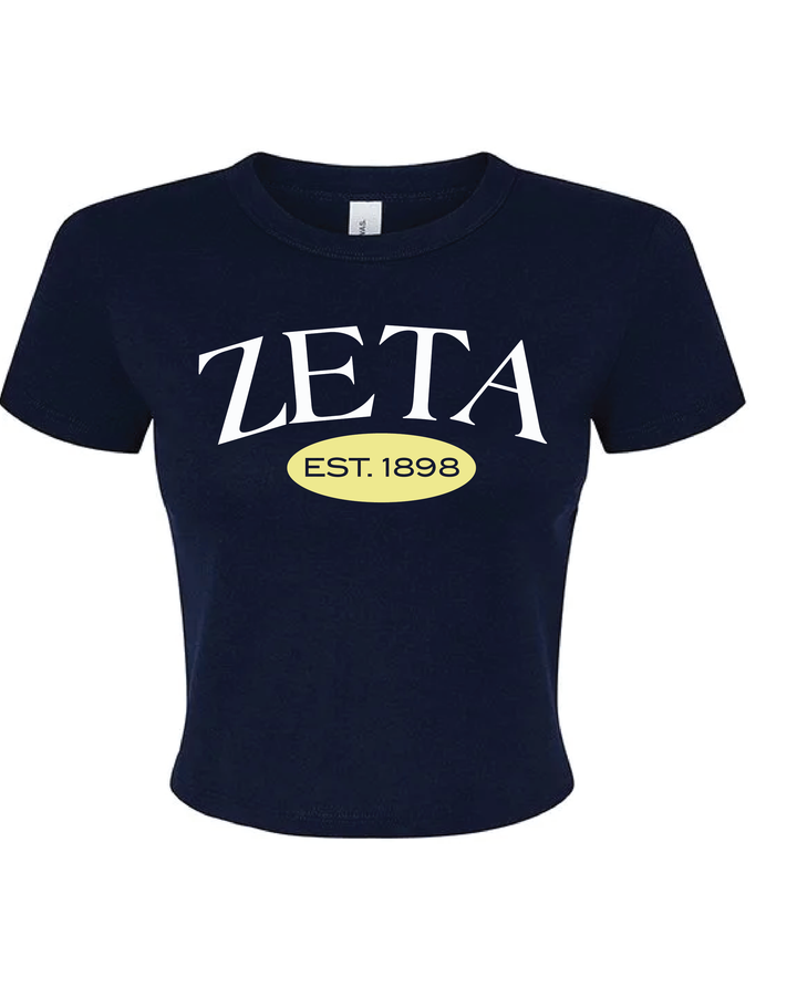 Est Year Vintage Sorority Baby Tee