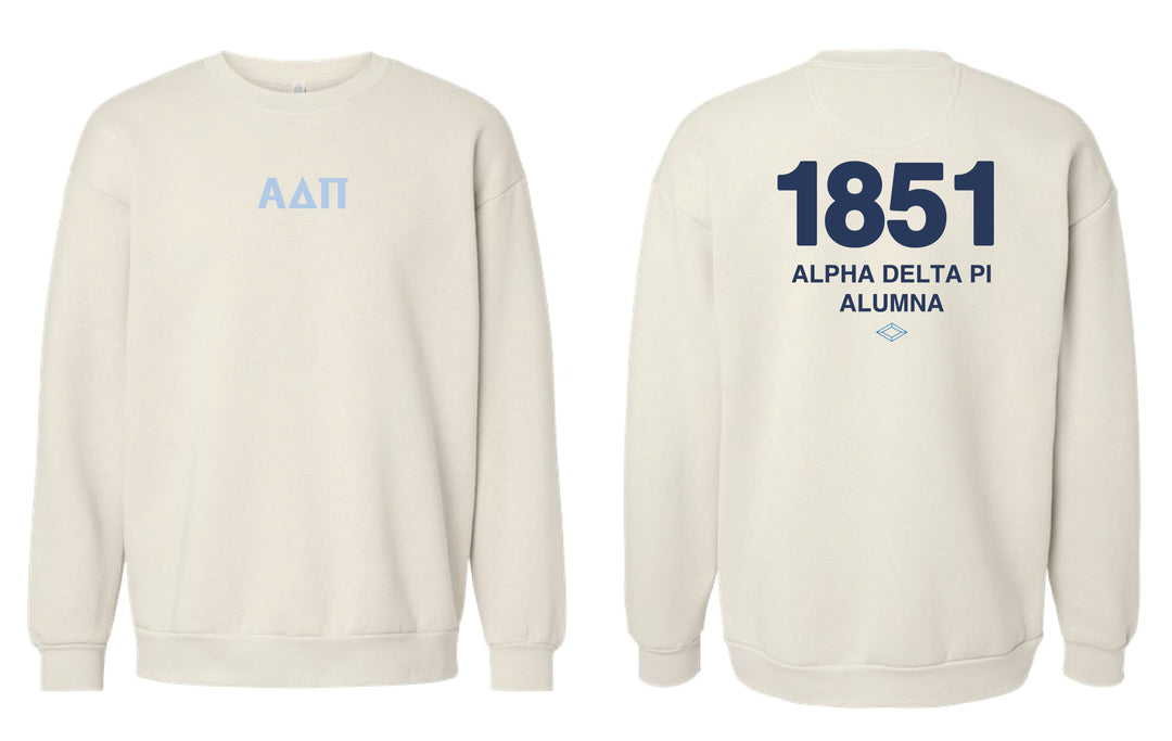 Est Year Alumna Sorority Crewneck