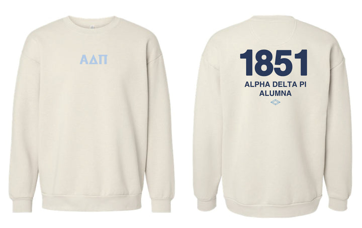 Est Year Alumna Sorority Crewneck