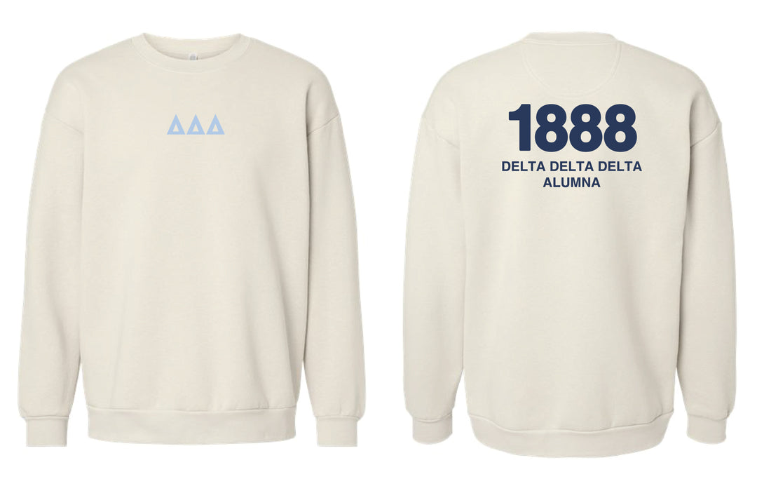 Est Year Alumna Sorority Crewneck 2XL