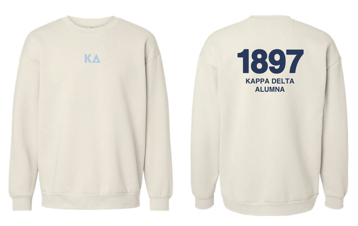 Est Year Alumna Sorority Crewneck 2XL