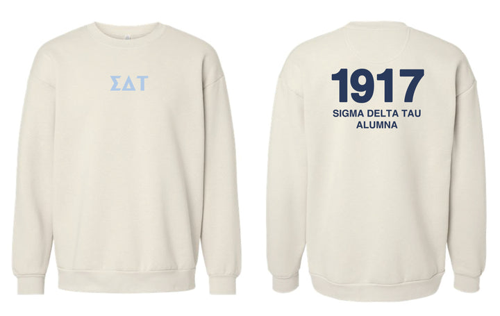 Est Year Alumna Sorority Crewneck 2XL