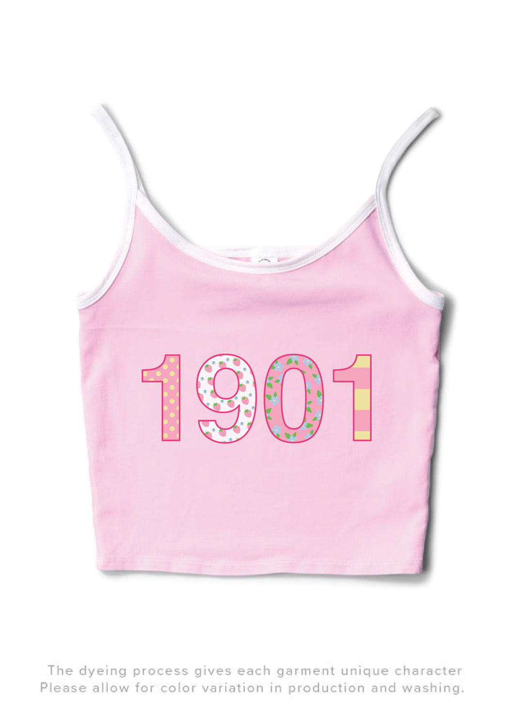 Est Year Coquette Sorority Bubblegum/White Contrast Tank - 2XL