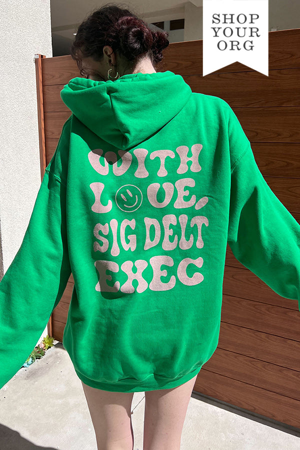 With Love Sorority Exec Hoodie