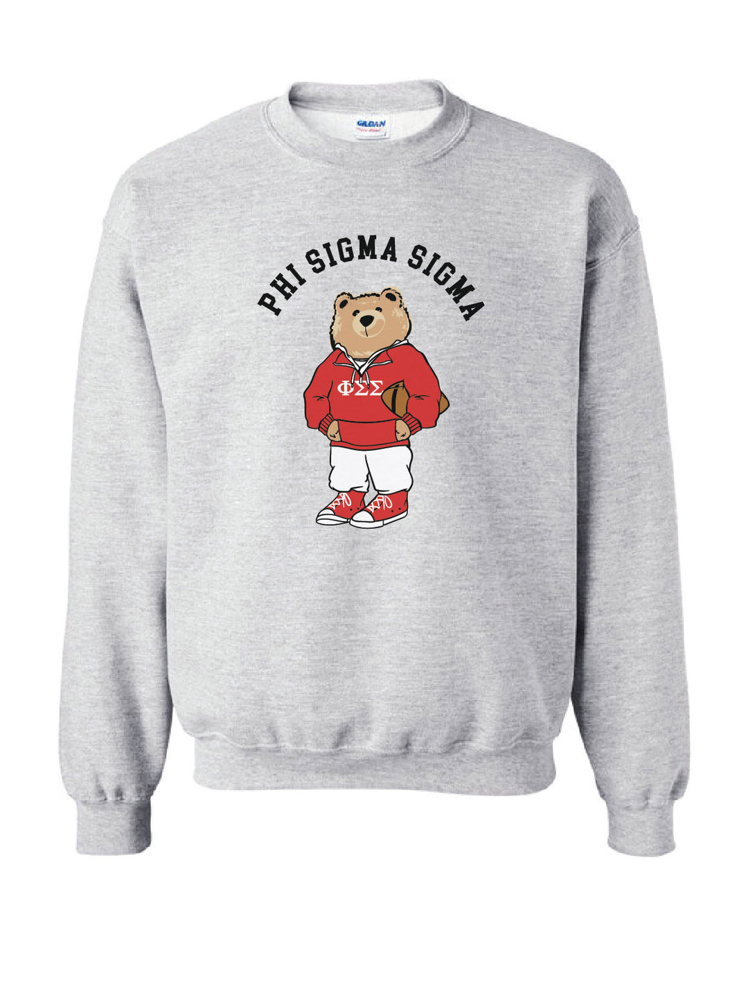 Collegiate Football Bear Sorority Crewneck