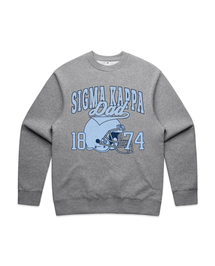 Football Dad Sorority Heavy Weight Crewneck