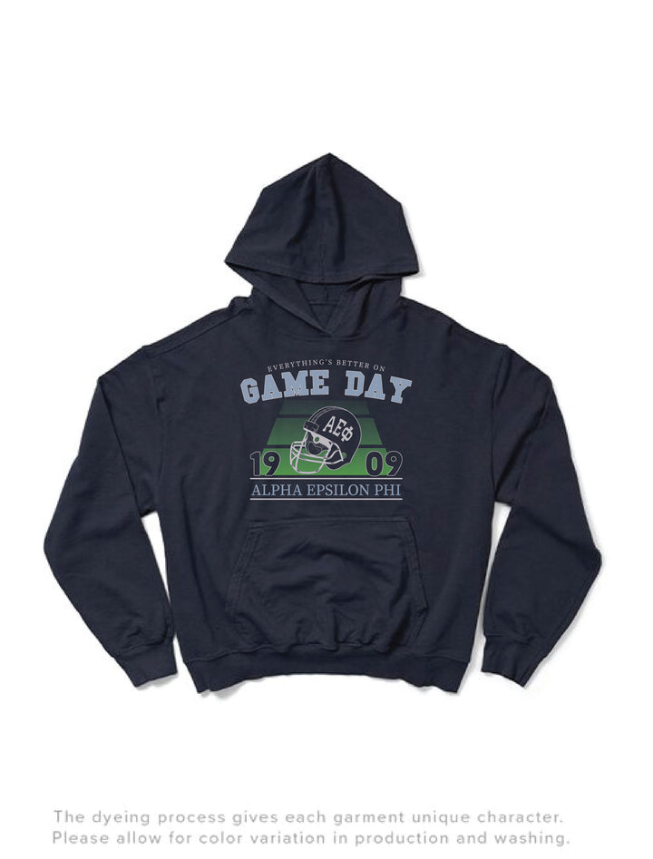 Midnight Sky Football Season Sorority Hoodie