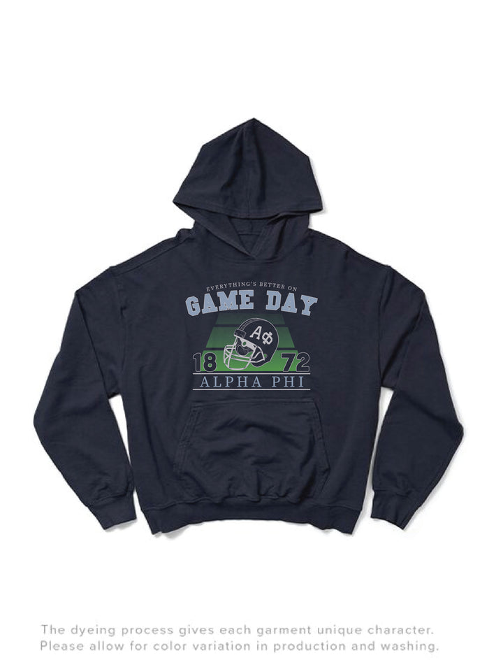 Midnight Sky Football Season Sorority Hoodie