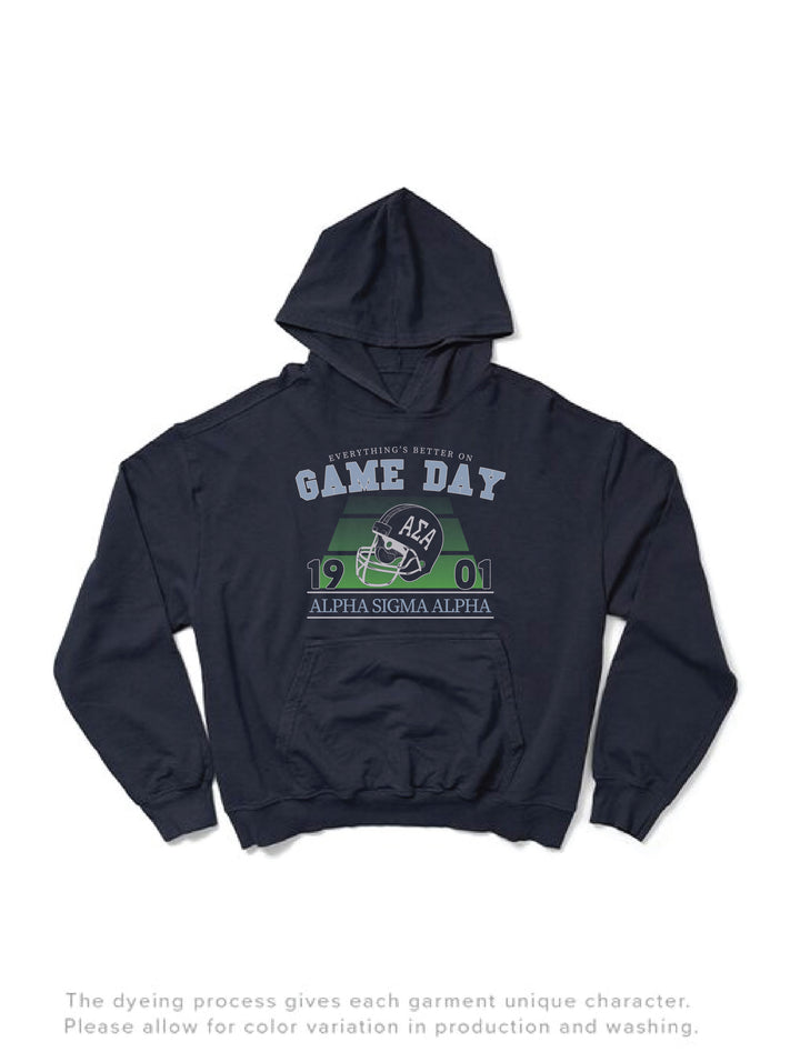 Midnight Sky Football Season Sorority Hoodie