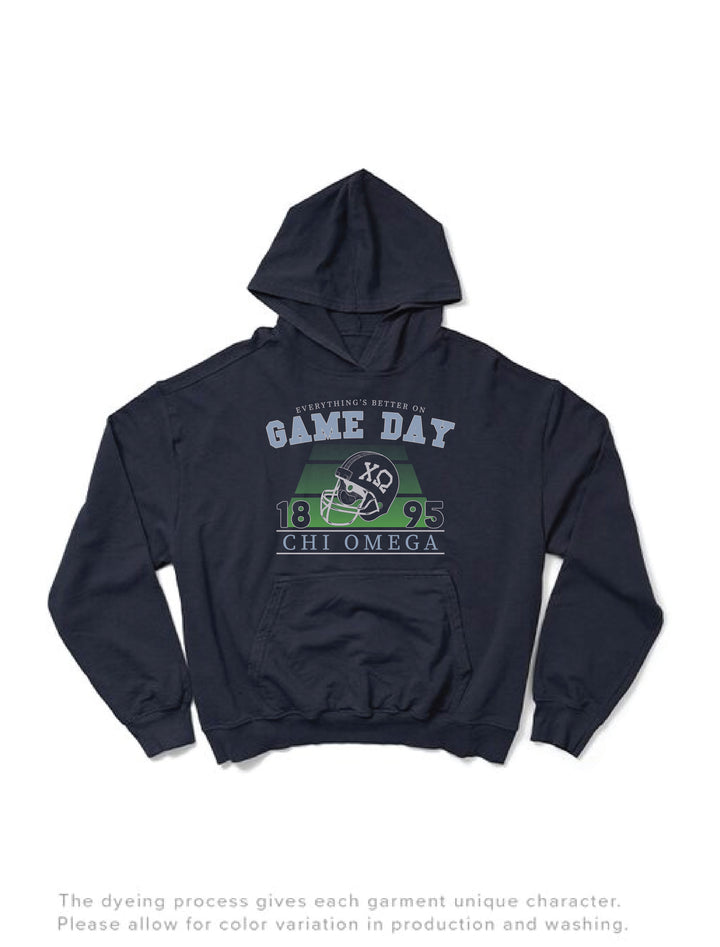 Midnight Sky Football Season Sorority Hoodie