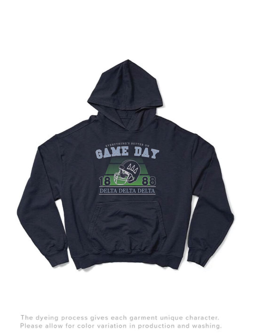 Midnight Sky Football Season Sorority Hoodie - 2XL