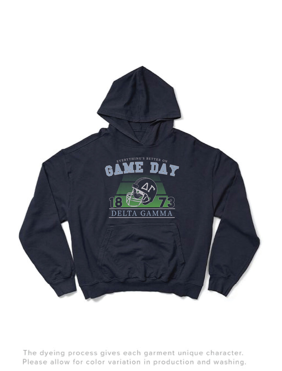 Midnight Sky Football Season Sorority Hoodie