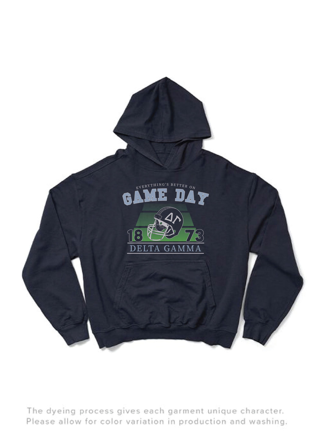 Midnight Sky Football Season Sorority Hoodie - 2XL