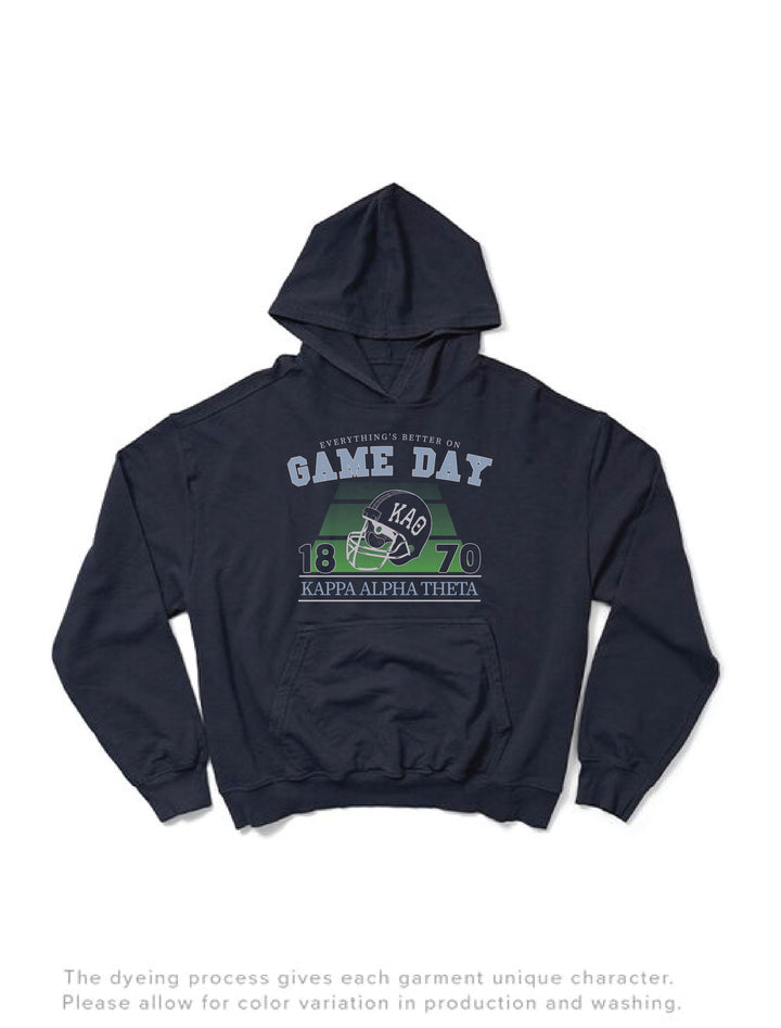 Midnight Sky Football Season Sorority Hoodie