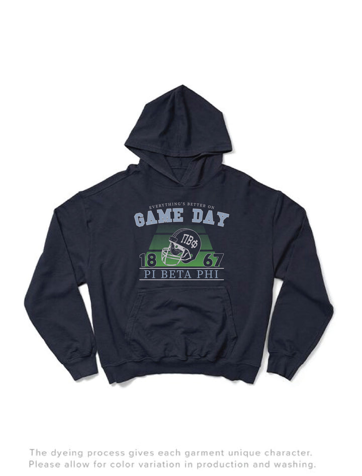 Midnight Sky Football Season Sorority Hoodie