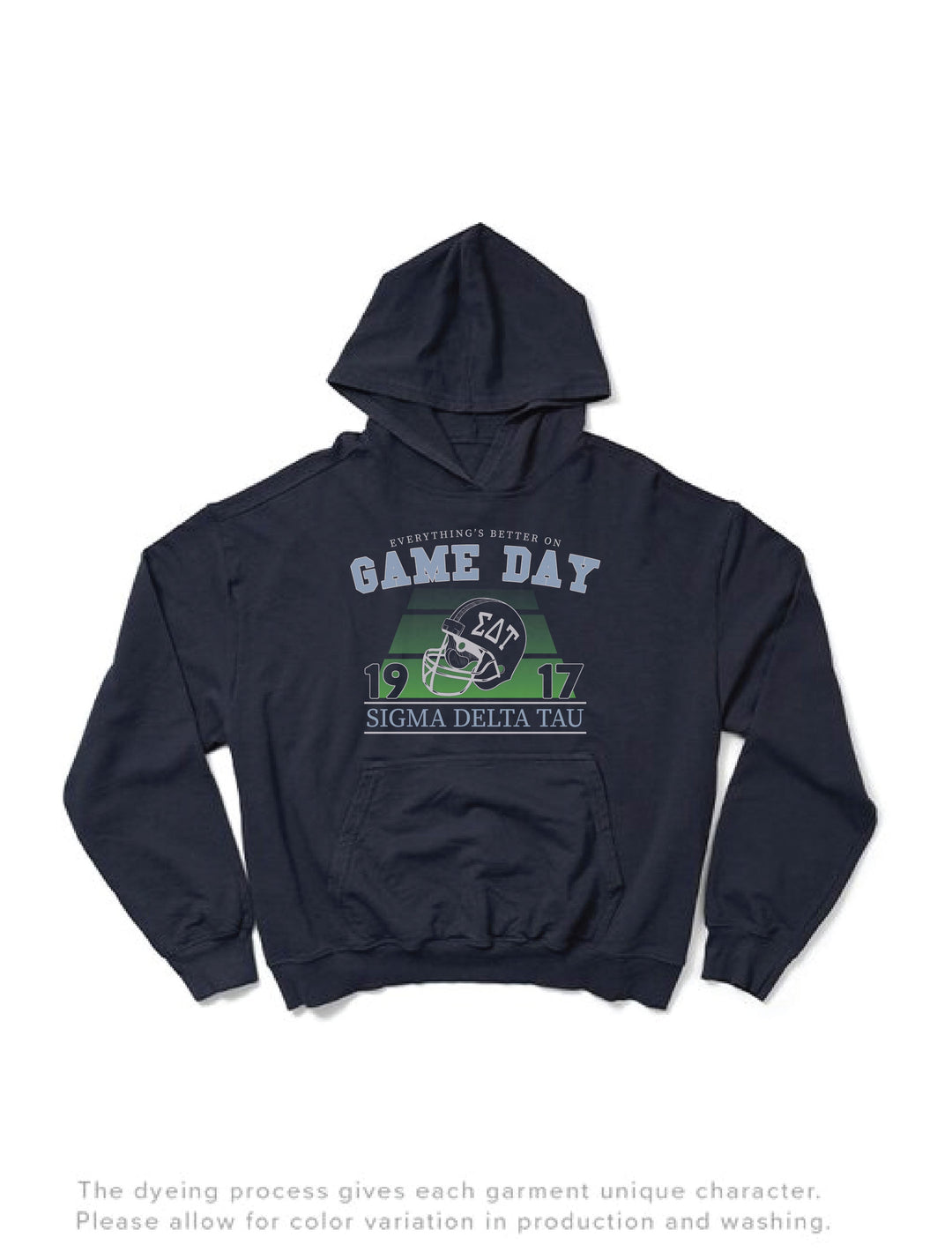 Midnight Sky Football Season Sorority Hoodie - 2XL