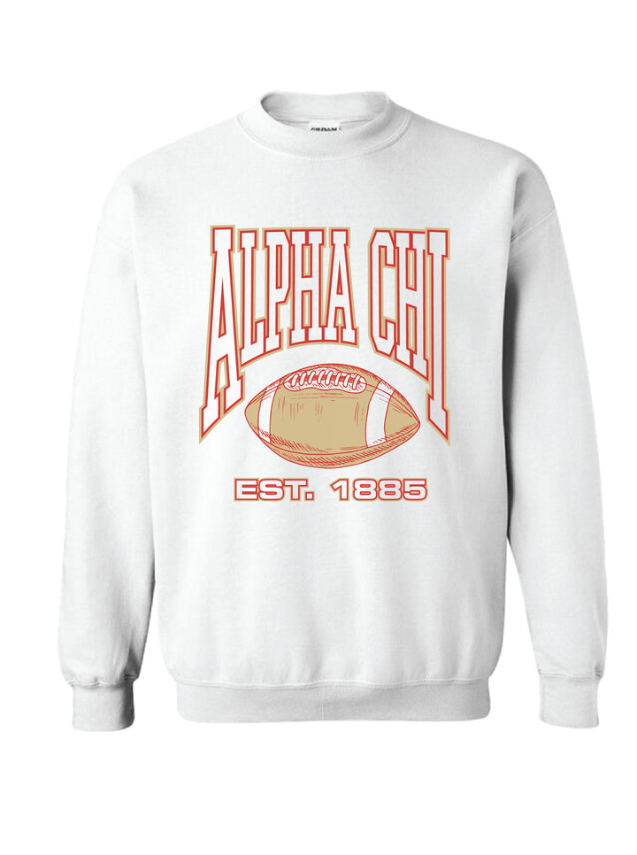 Football Sorority Crewneck - 2XL - 3XL