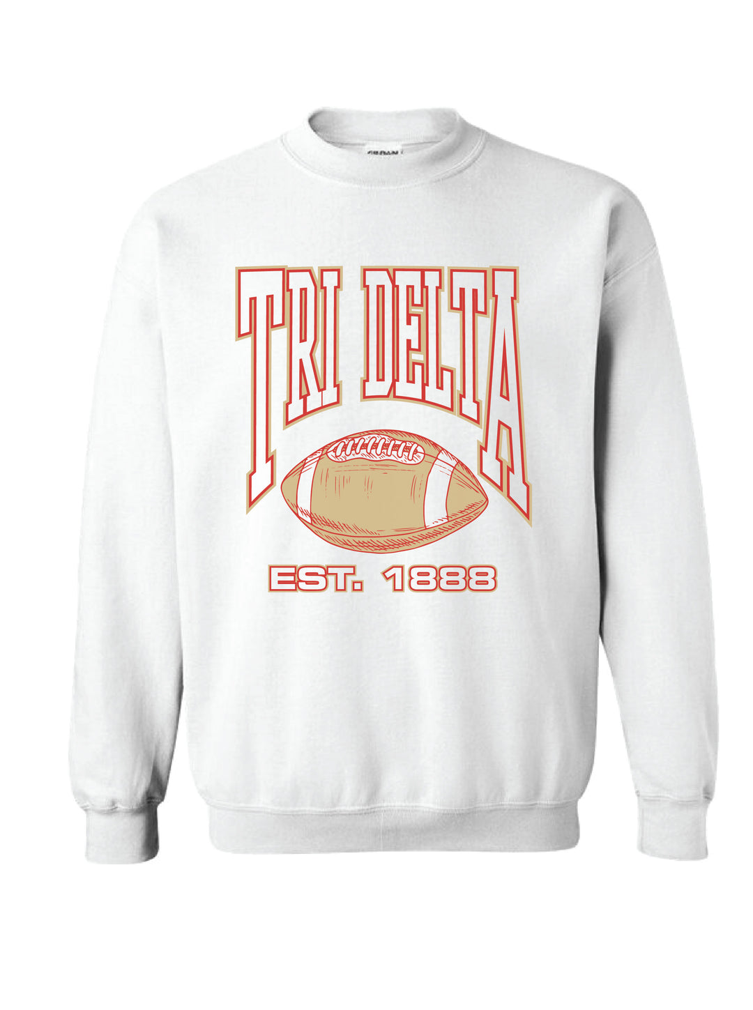 Football Sorority Crewneck - 2XL - 3XL