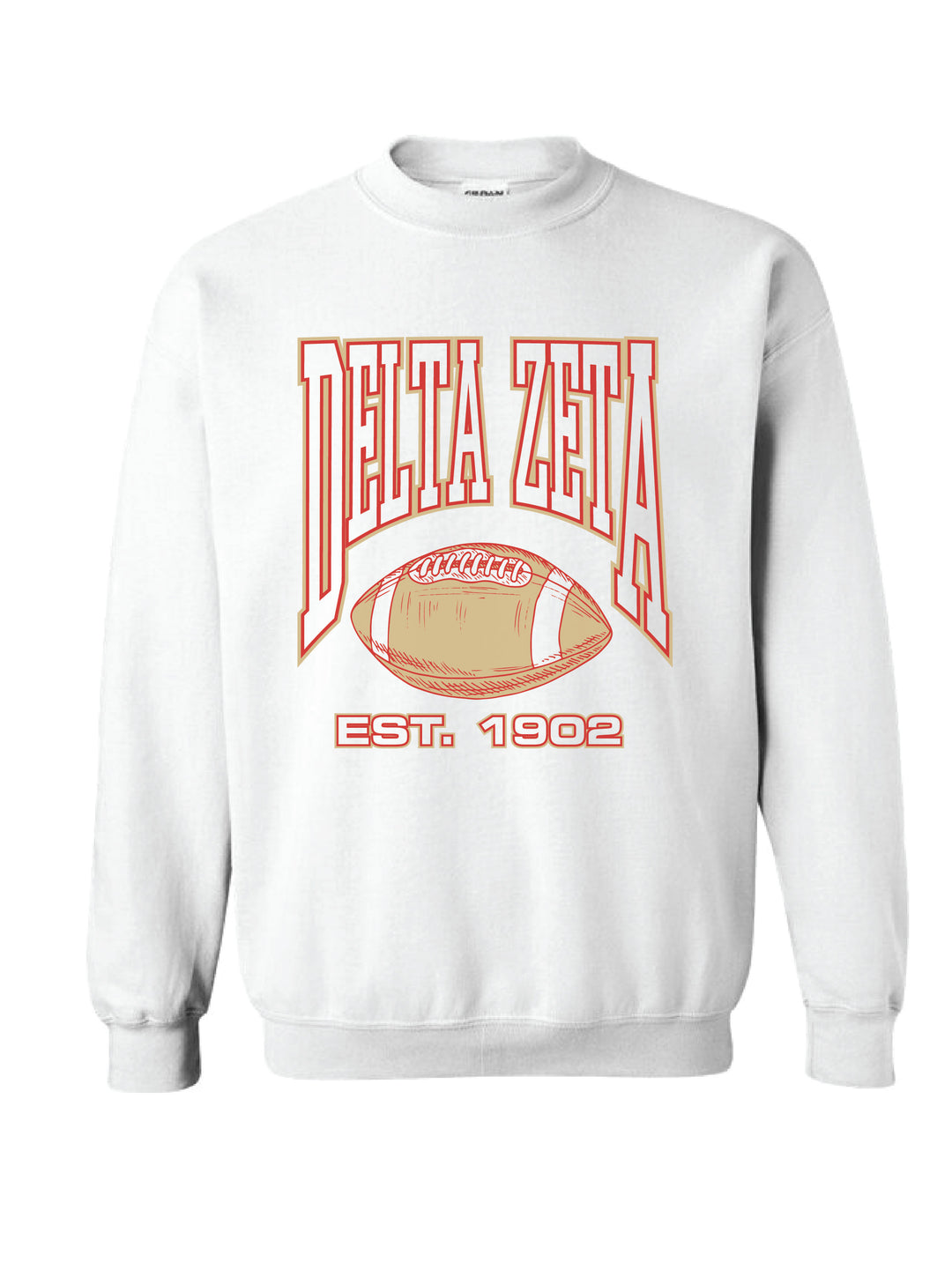 Football Sorority Crewneck - 2XL - 3XL