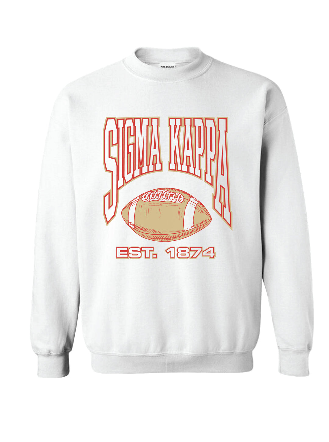 Football Sorority Crewneck - 2XL - 3XL