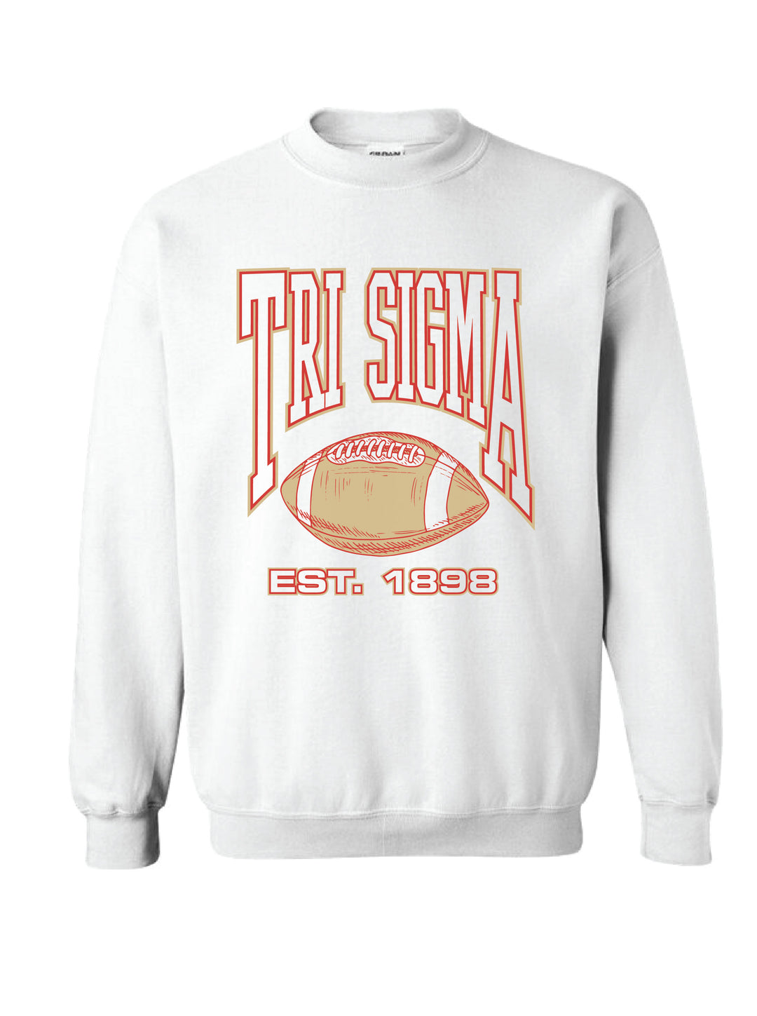 Football Sorority Crewneck - 2XL - 3XL