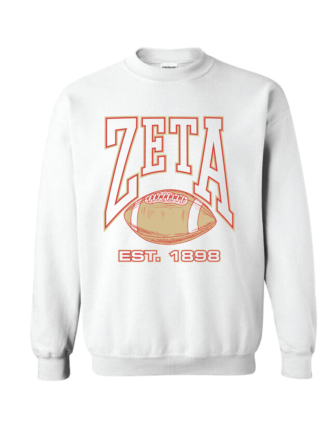 Football Sorority Crewneck - 2XL - 3XL