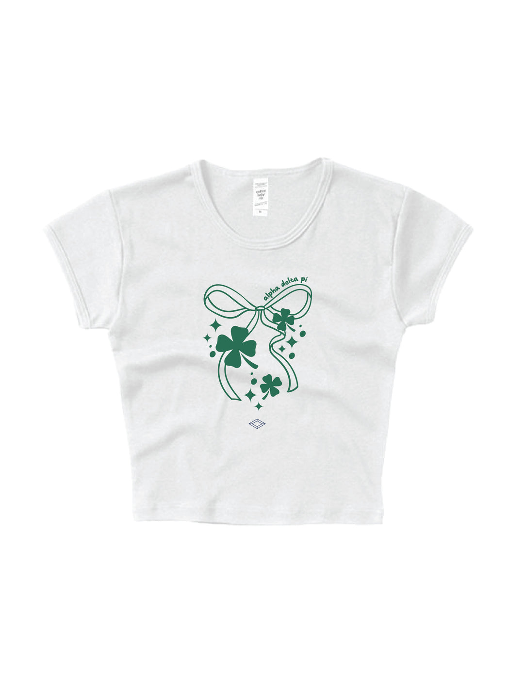 Alpha Delta Pi Four Leaf Clover Baby Tee