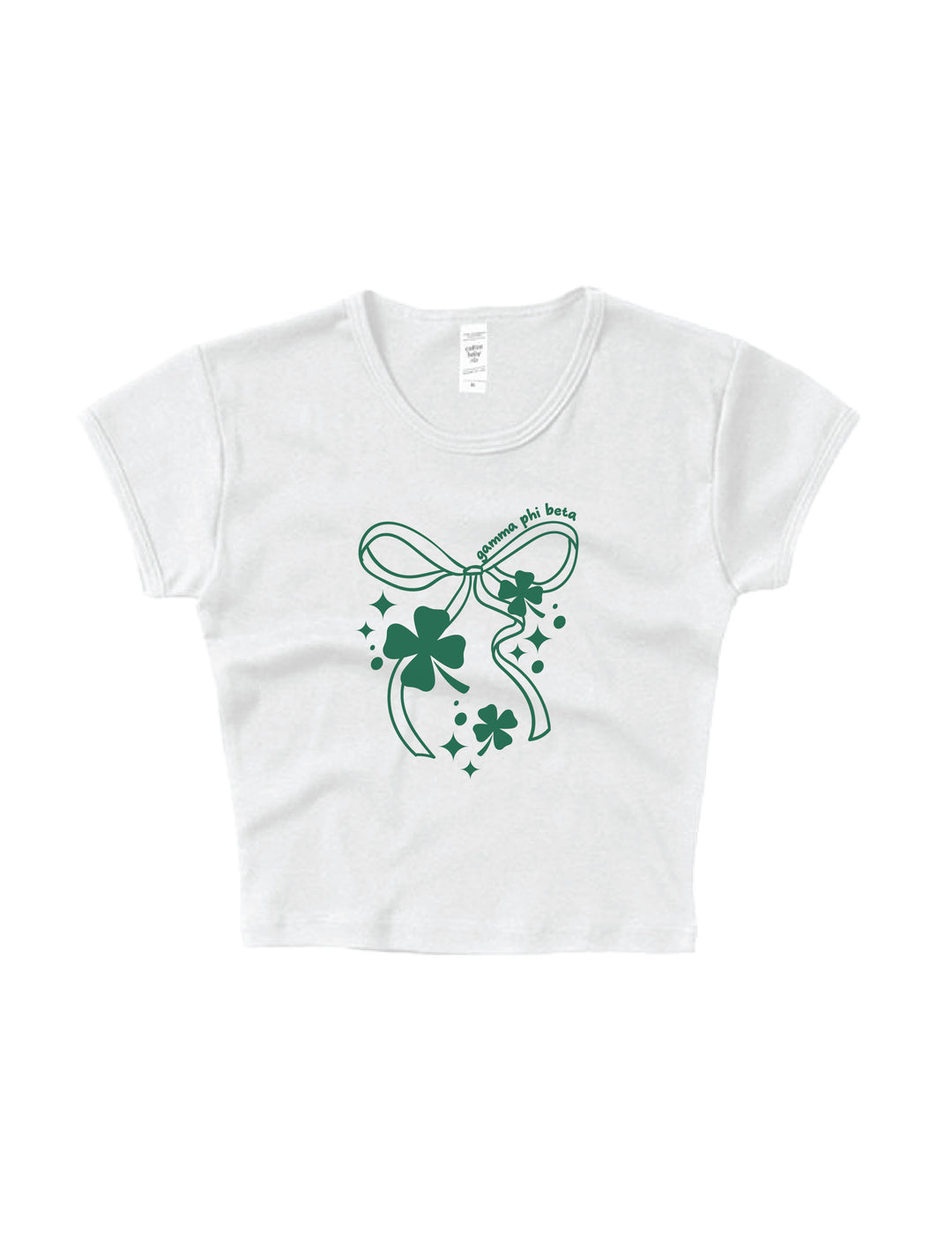 Four Leaf Clover Sorority Baby Tee