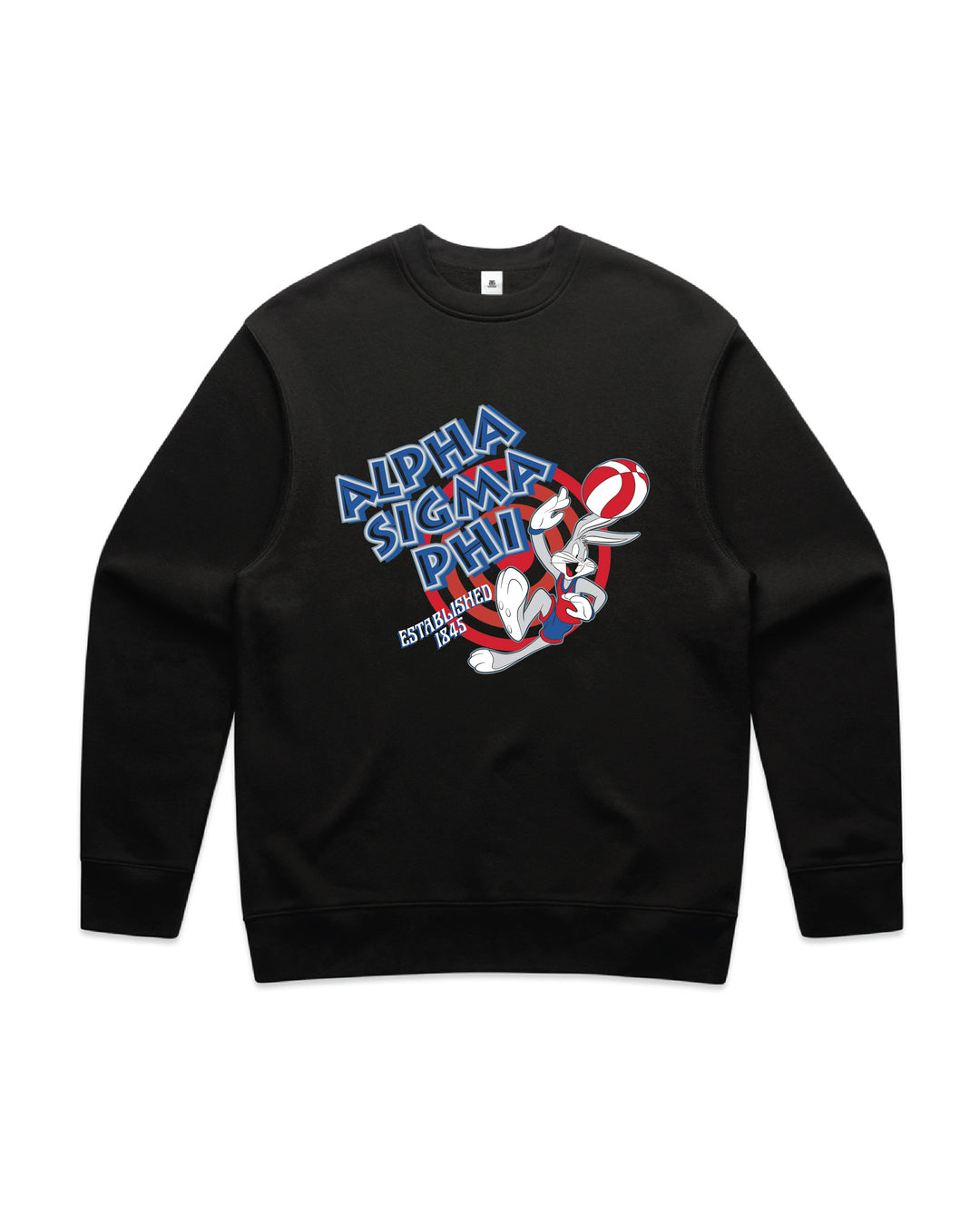 Basketball Hoops Fraternity Crewneck