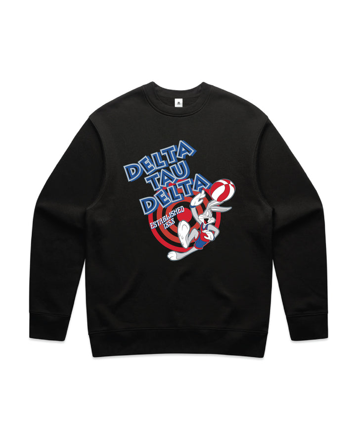 Basketball Hoops Fraternity Crewneck