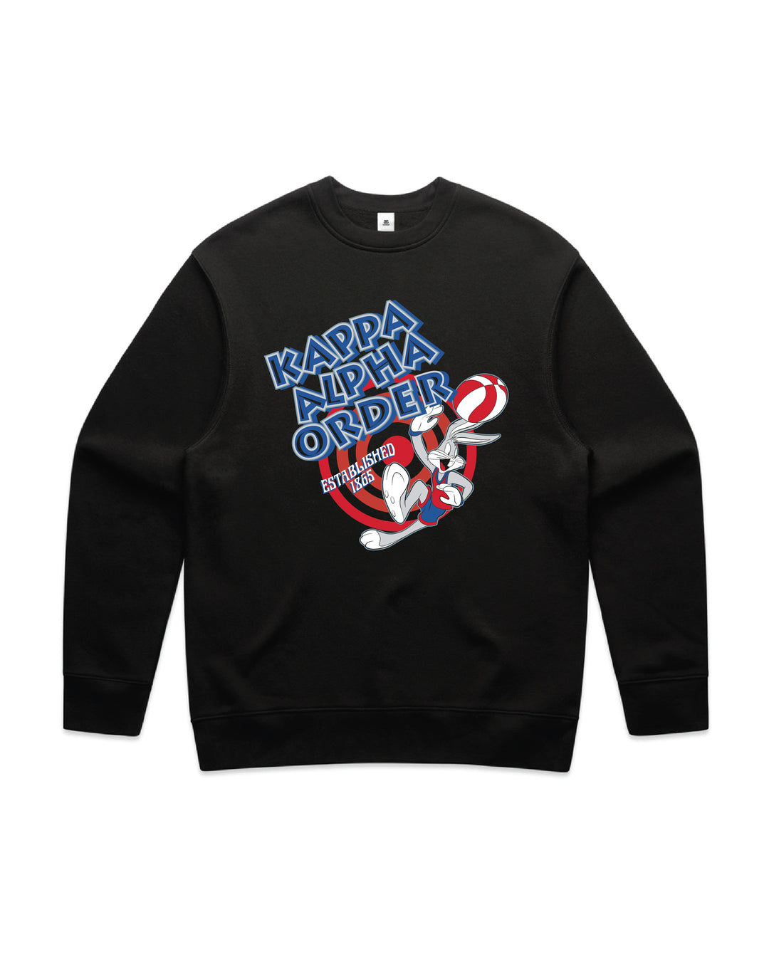 Basketball Hoops Fraternity Crewneck