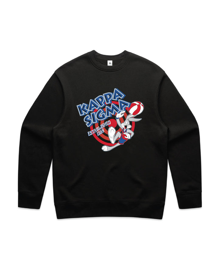 Basketball Hoops Fraternity Crewneck