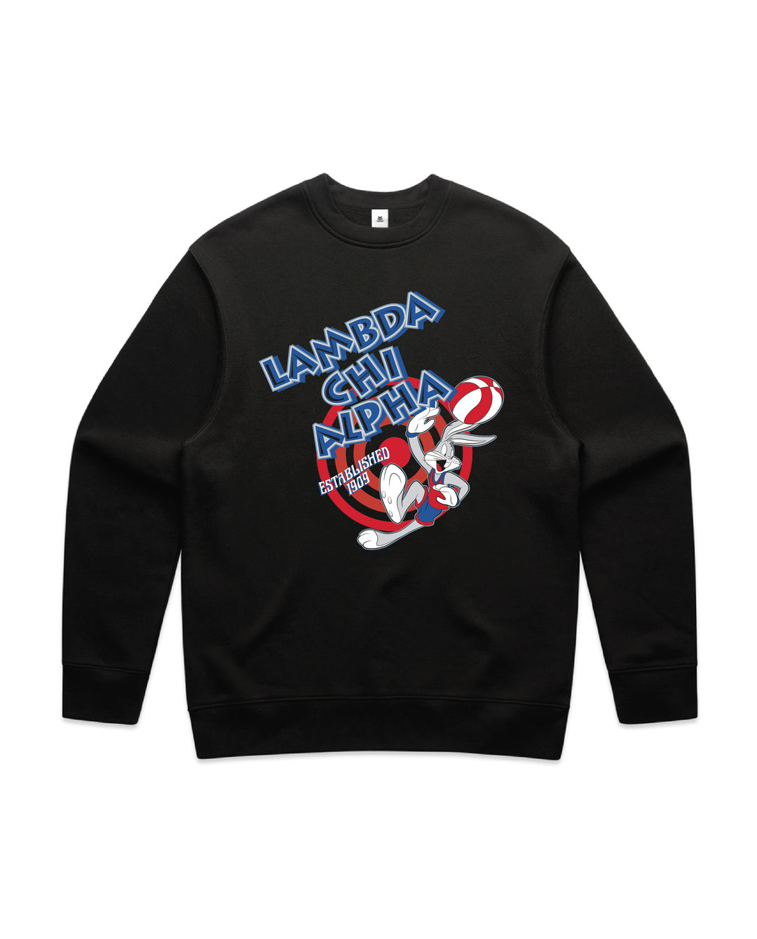 Basketball Hoops Fraternity Crewneck