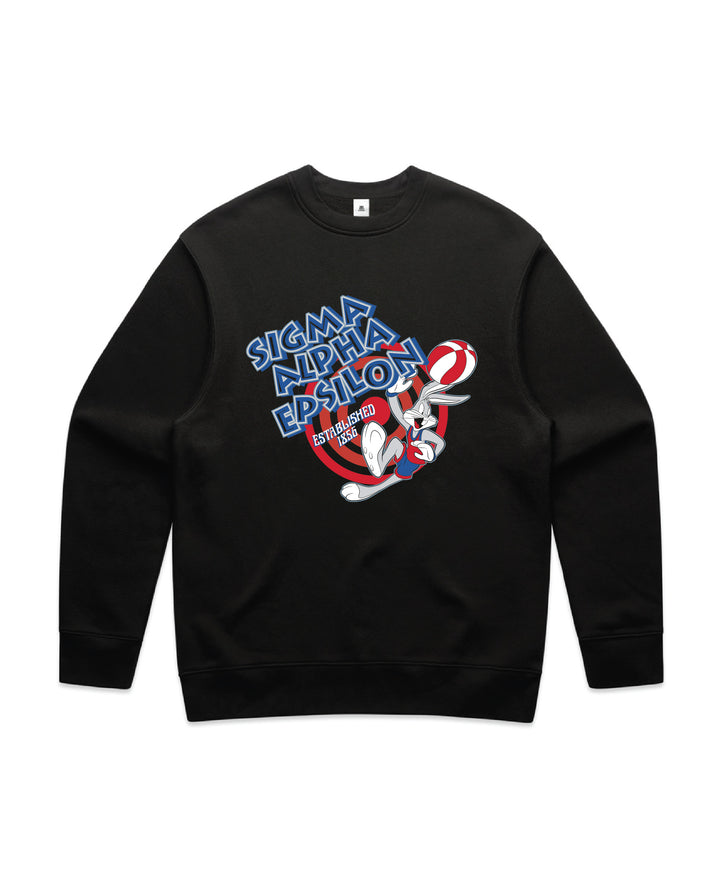 Basketball Hoops Fraternity Crewneck