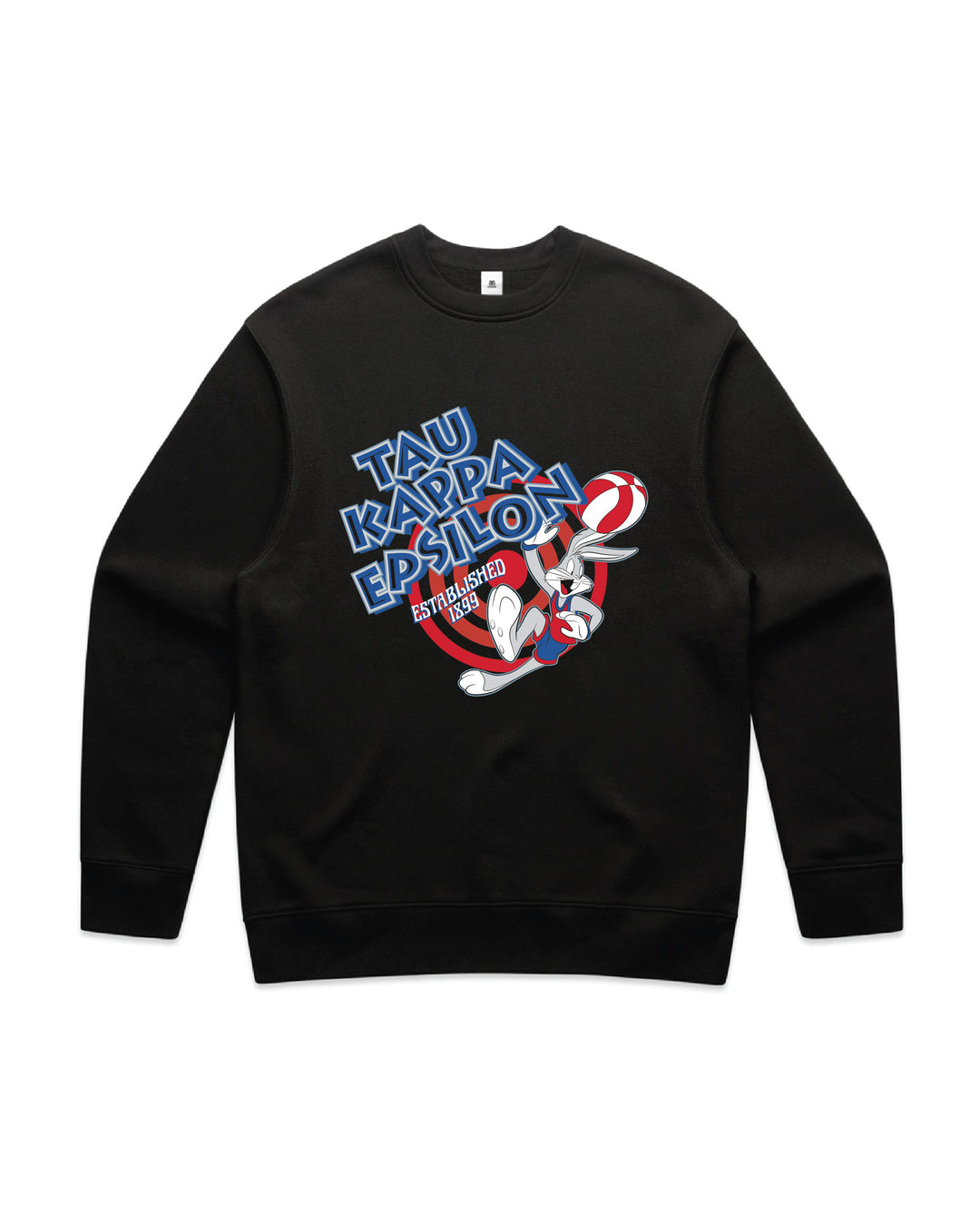 Basketball Hoops Fraternity Crewneck