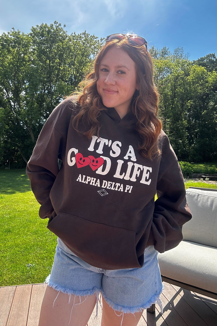 Alpha Delta Pi Good Life Hoodie