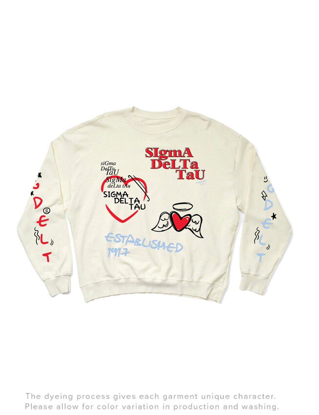 Vanilla Ice Graffiti Sorority Light Weight Crewneck