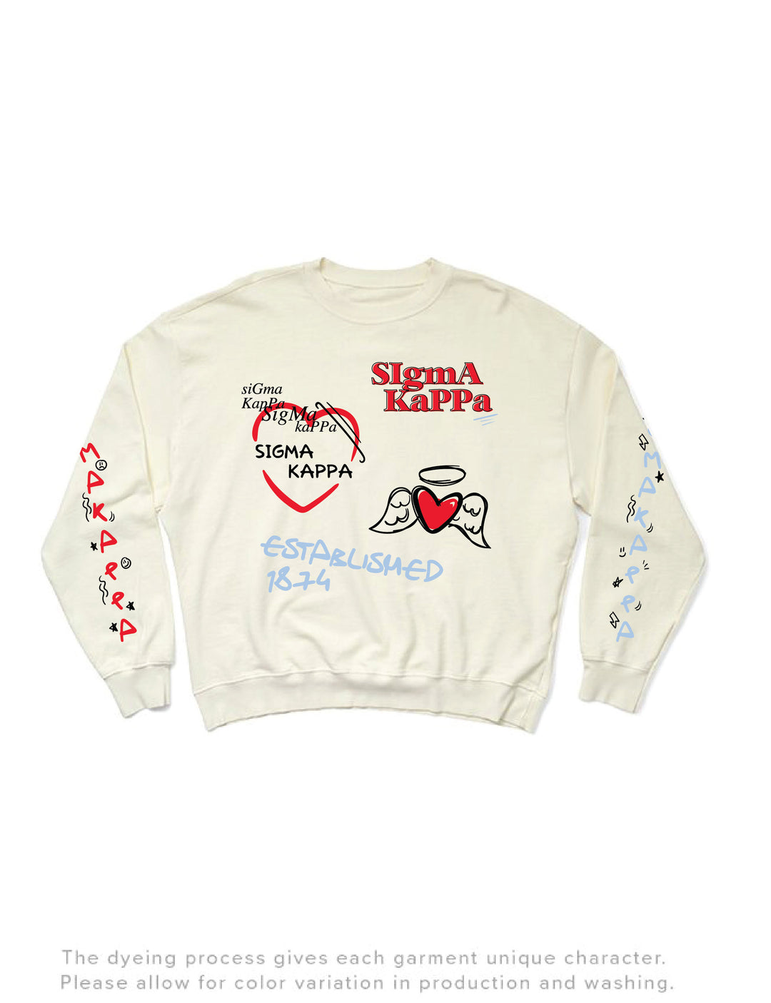 Vanilla Ice Graffiti Sorority Light Weight Crewneck