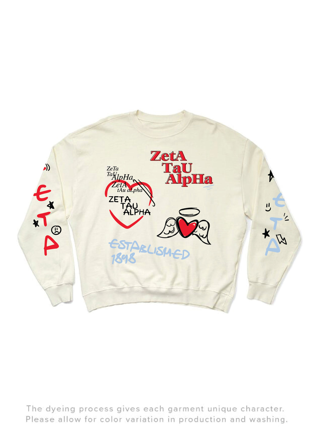 Vanilla Ice Graffiti Sorority Light Weight Crewneck