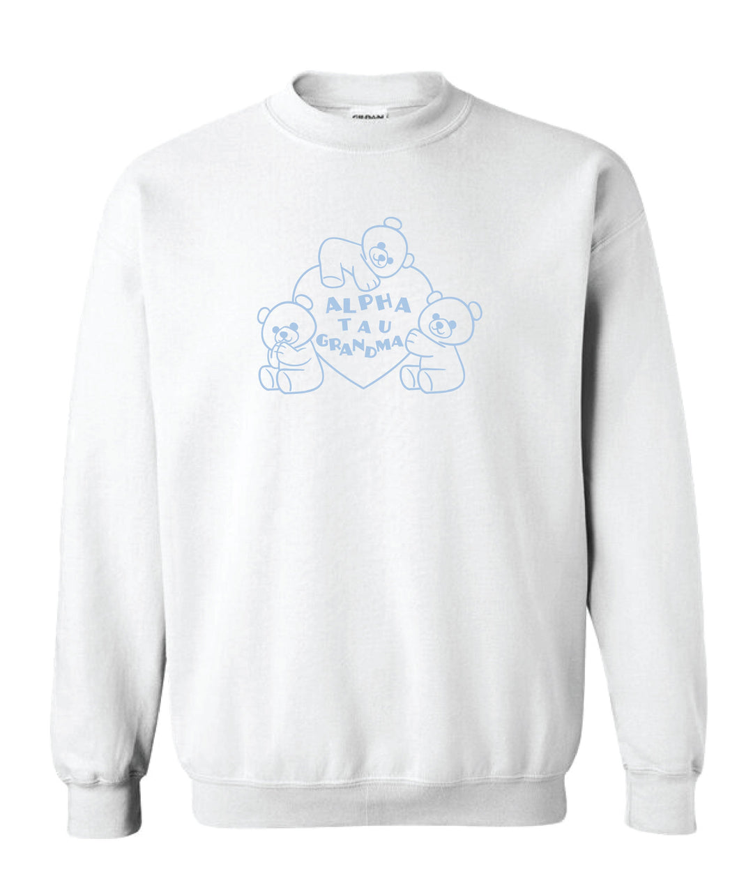 Teddy Bear Sorority Grandma Crewneck - 2XL - 3XL