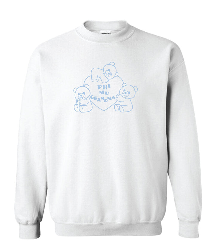 Teddy Bear Sorority Grandma Crewneck - 2XL - 3XL