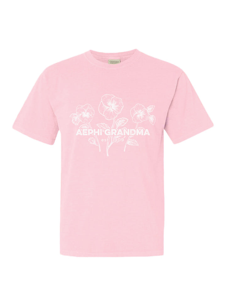 Floral Sorority Grandma Tee