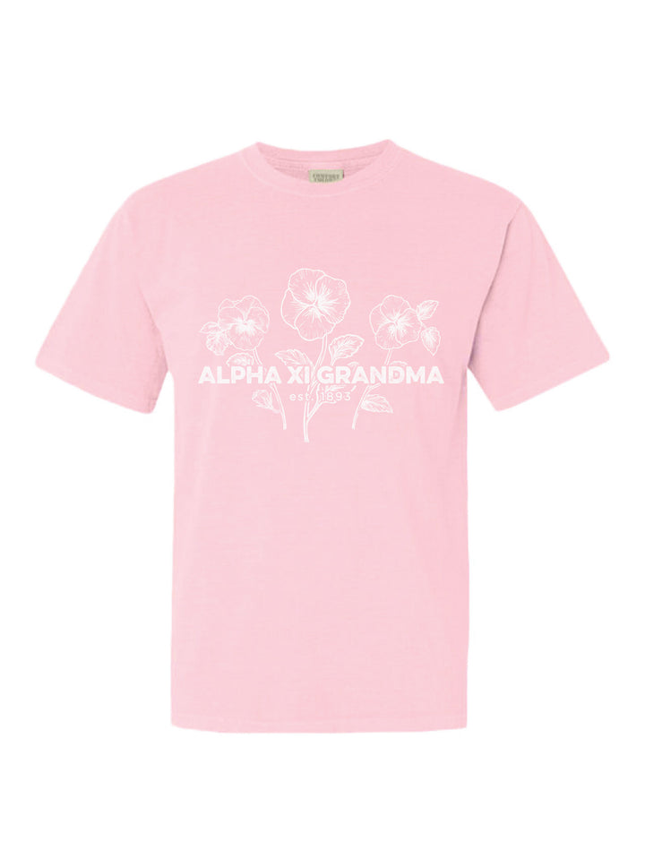 Floral Sorority Grandma Tee