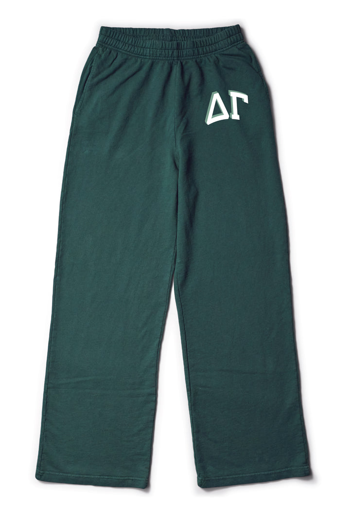 Alpine Greek Letter Matching Set Light Weight Wide Leg Sweatpants