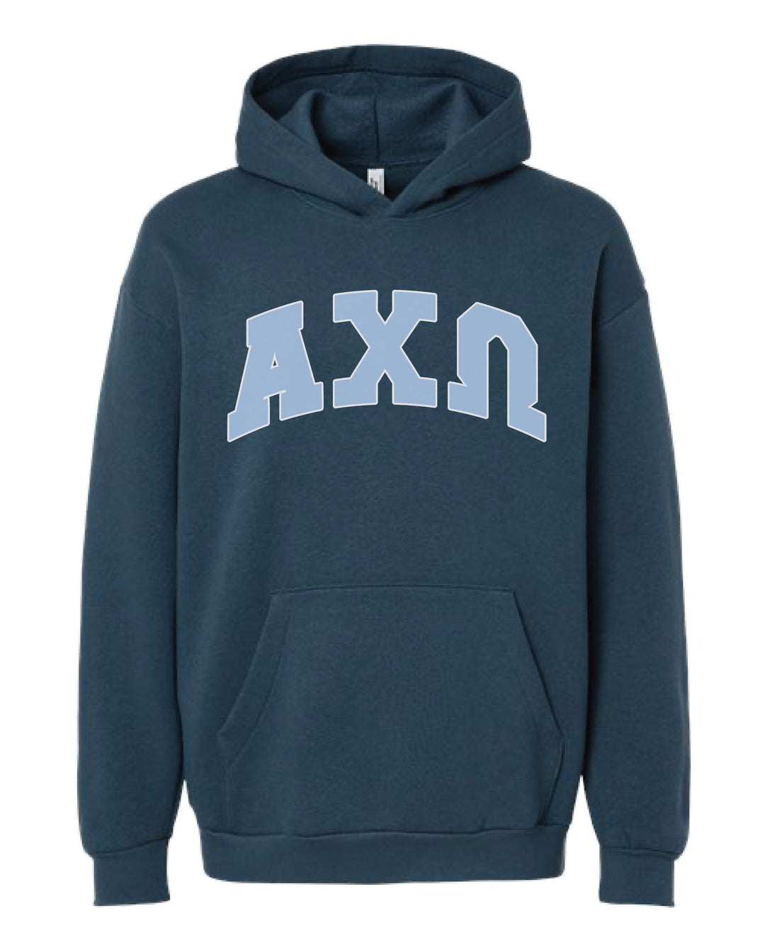 Greek Letter Sea Blue Sorority Hoodie