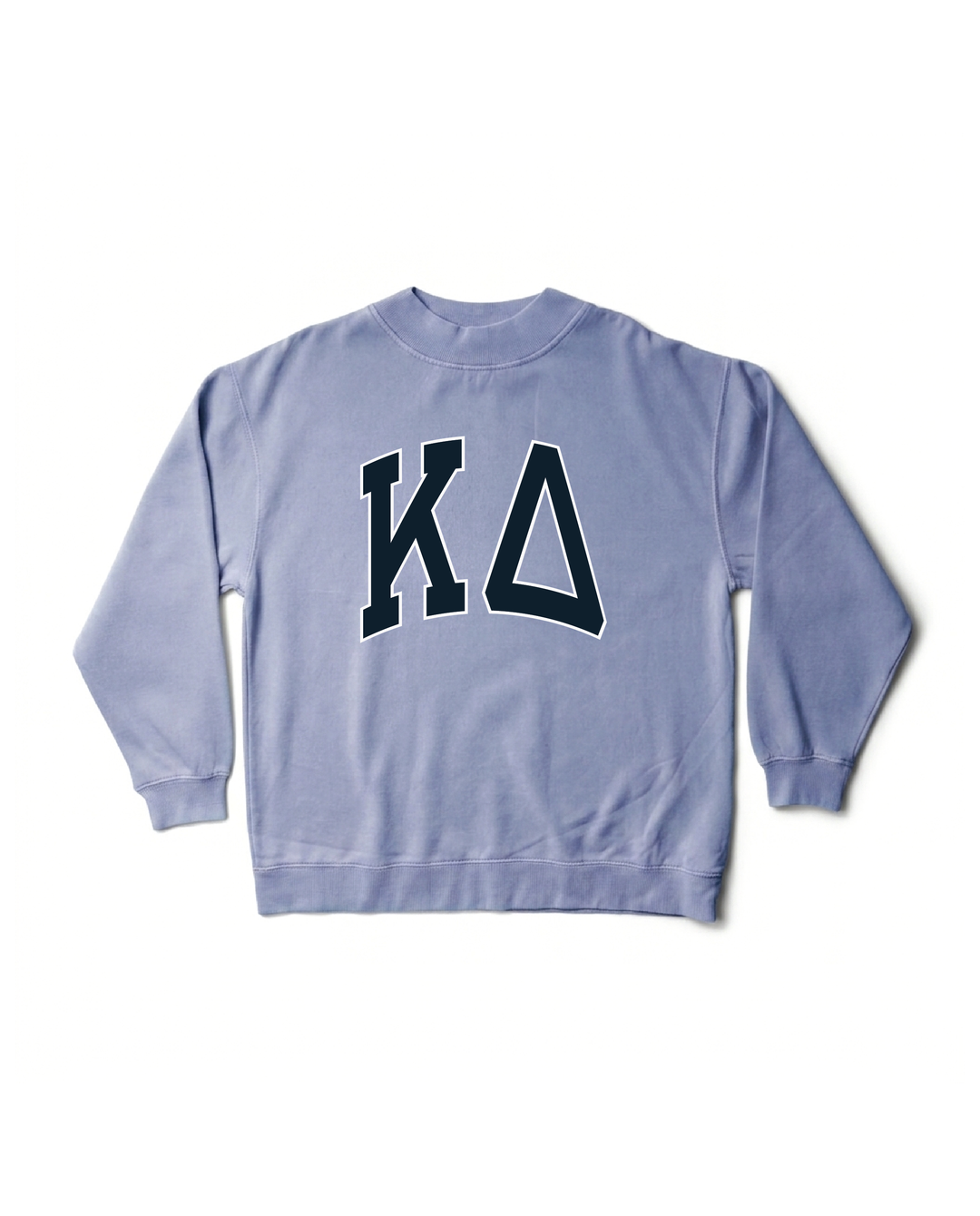 Greek Letters Mock Neck Sorority Crewneck